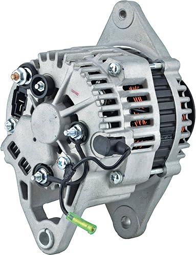 Miniatura 4 de Nuevo alternador compatible conreemplazo para 3cyl 100ci 1.64L YANMAR 3JH4E 03-On LRA03783, 128271-77200, 10 reloj 60 amperios tipo ventilador