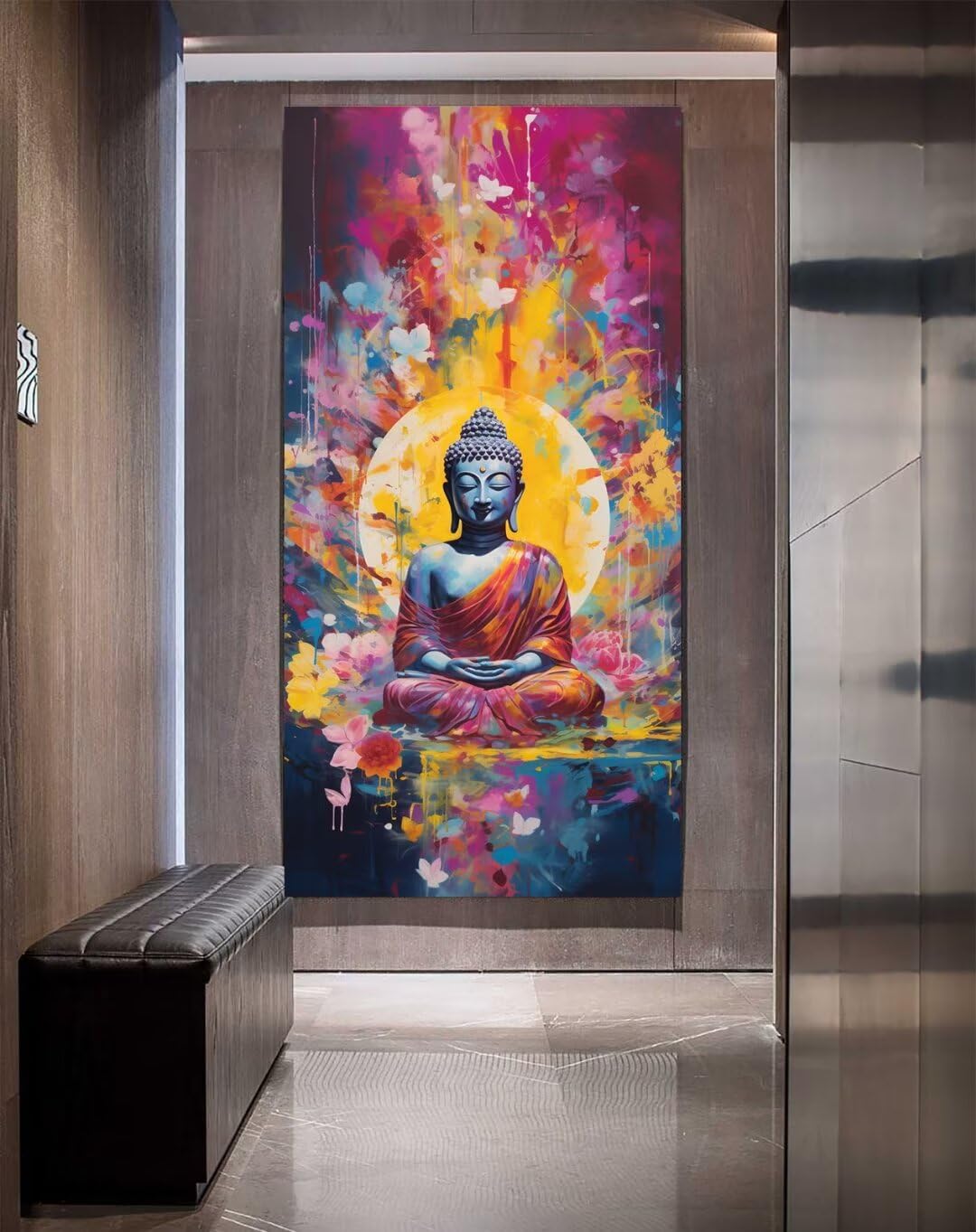 Diamond Painting Buddha 80x40cm - Kit Completo Con Diamanti 5D, Decorazione Per Casa - Foto 11