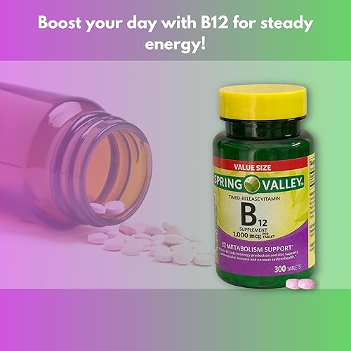 Miniatura 4 de B12 1000 mcg-metilcobalamina liberación temporizada 300 tabletas