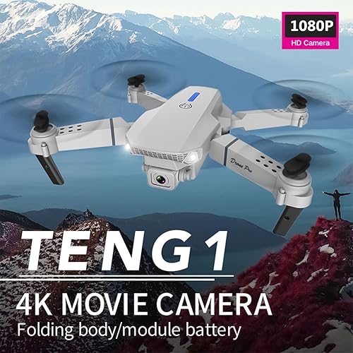 Miniatura 3 de Drone con doble cámara 1080P HD FPV Control remoto Juguetes regalos para niños niñas con altitud modo sin cabeza con una tecla ajuste de velocidad