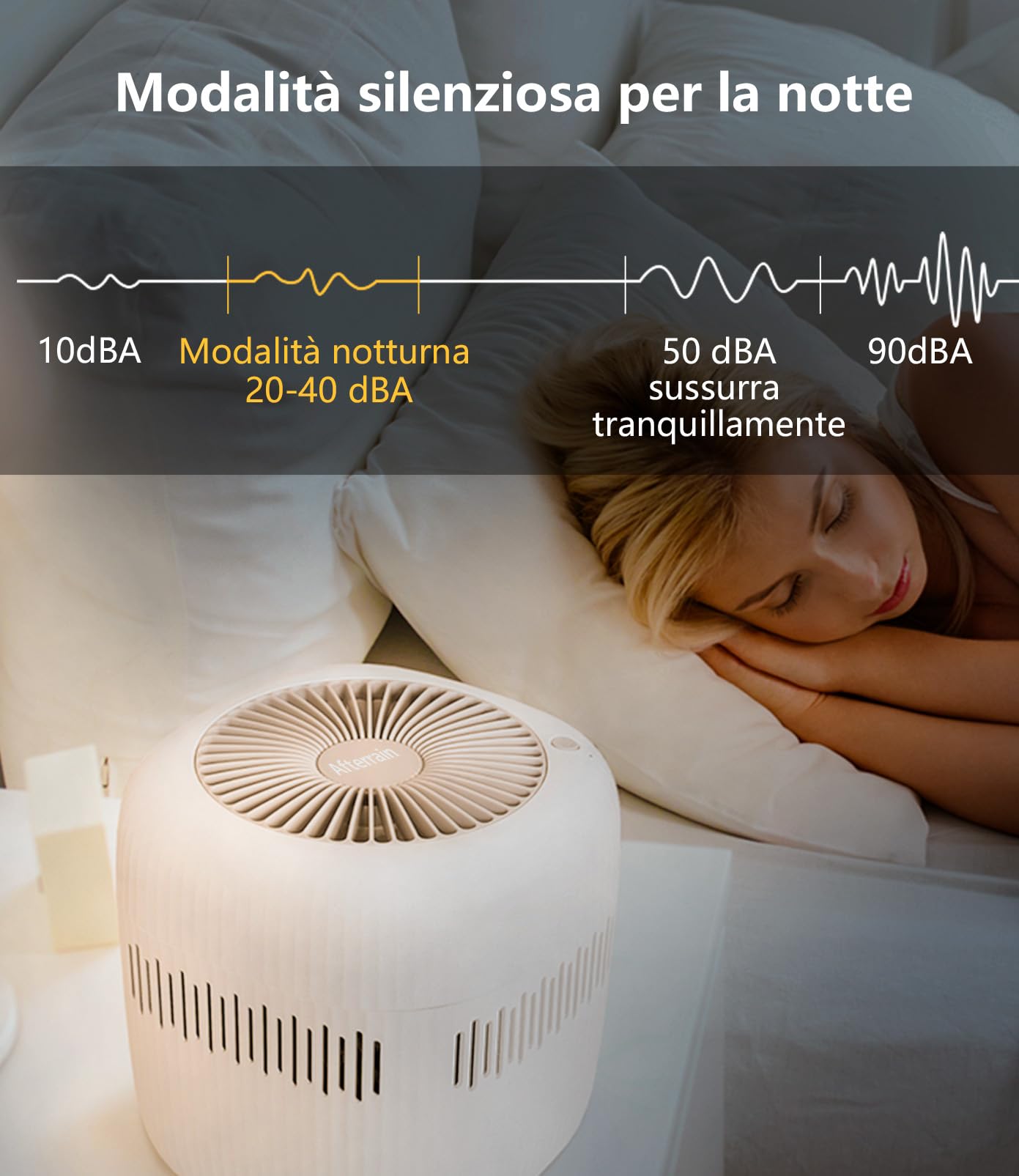 Mini umidificatore da 2,5 litri, umidificatore ad aria umidificata, per ufficio, hotel, camera da letto USB, senza nebbia, piccola batteria per bambini