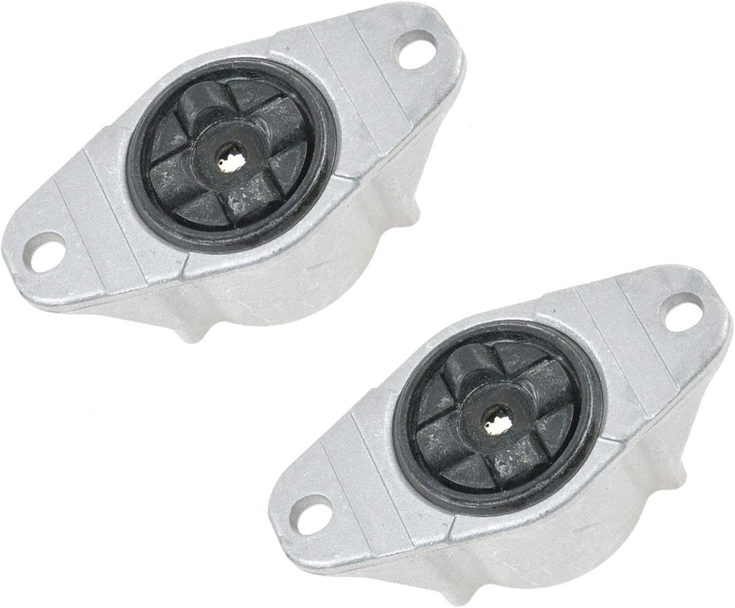 TRQ Rear Upper Shock Mount Bracket Driver & Passenger Side 2 Piece Kit Pair for 2013-2017 Ford Escape / 2012-2017 Focus / 2013-2017 C-Max / 2015-2016 MKC / 2004-2013 Mazda3 / 2006-2010 Mazda5