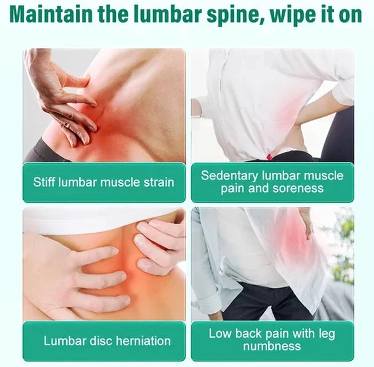Gel di supporto lombare, gel di compressione a freddo, APDMP gel, lombare, gel di compressione rinfrescante, 2 pezzi