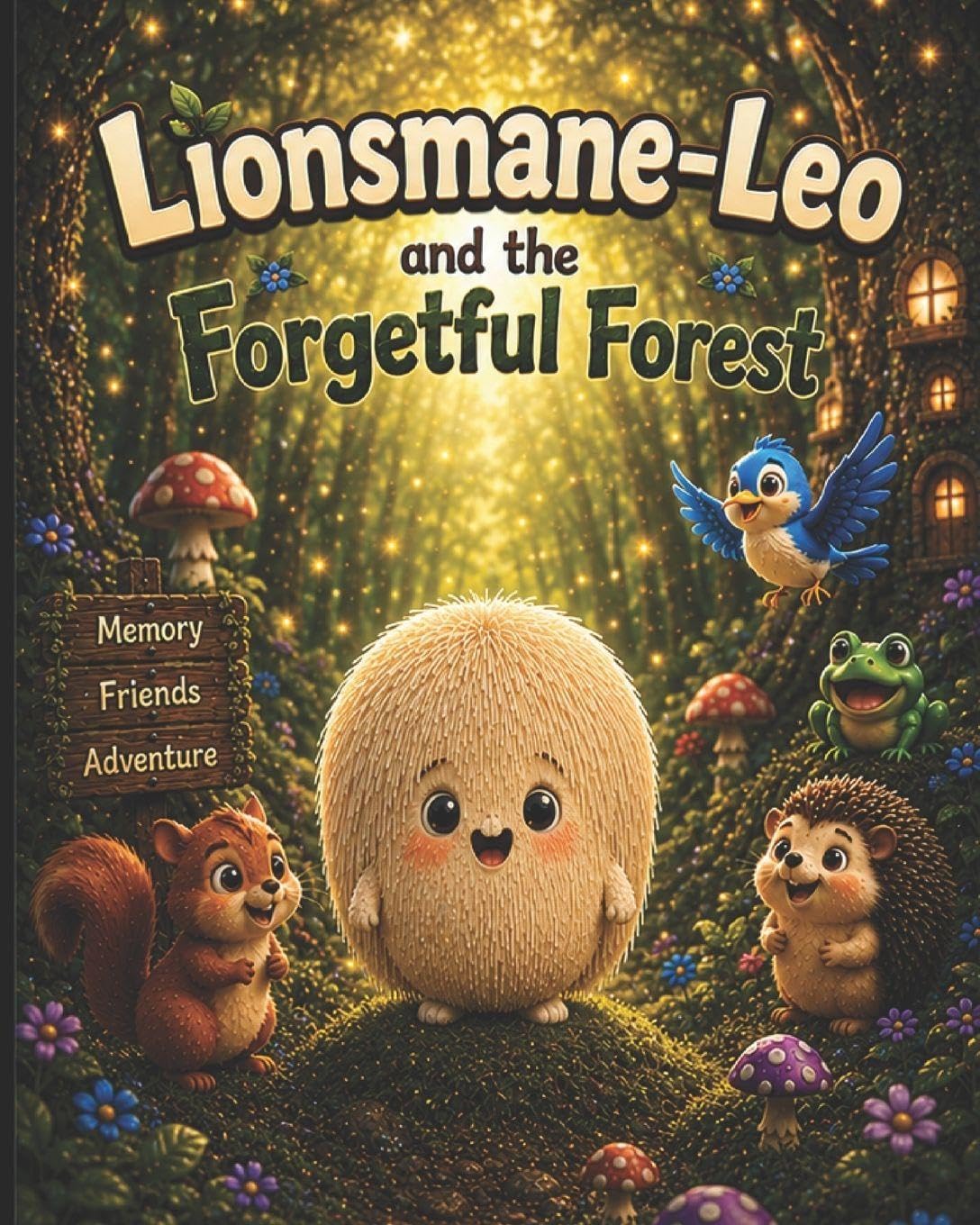 Lionsmane Leo and the Forgetful Forest (Portobello mushroom friends)