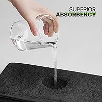 Vista 6 de Magshion Juego de 11 toallas 100% algodón de alta calidad (1 toalla de baño, 2 toallas de mano, 8 toallas faciales), ultra suaves y de secado