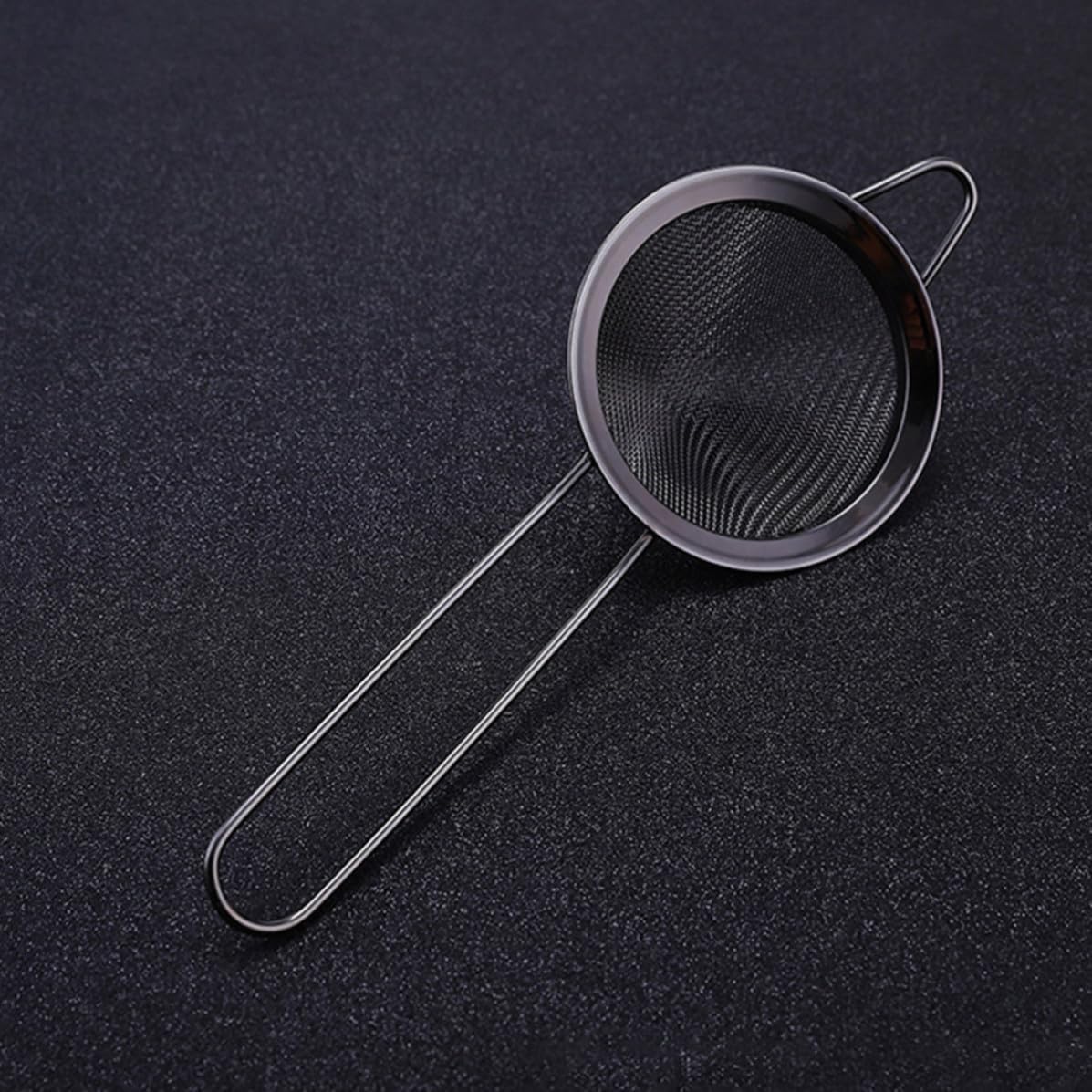 Creative Triangle Cocktail Strainer, Design Stainless Steel Fine Mesh Hook
