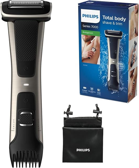Philips Bodygroom Golarka do ciała z serii 7000 do stosowania pod prysznicem (model BG7025/15)