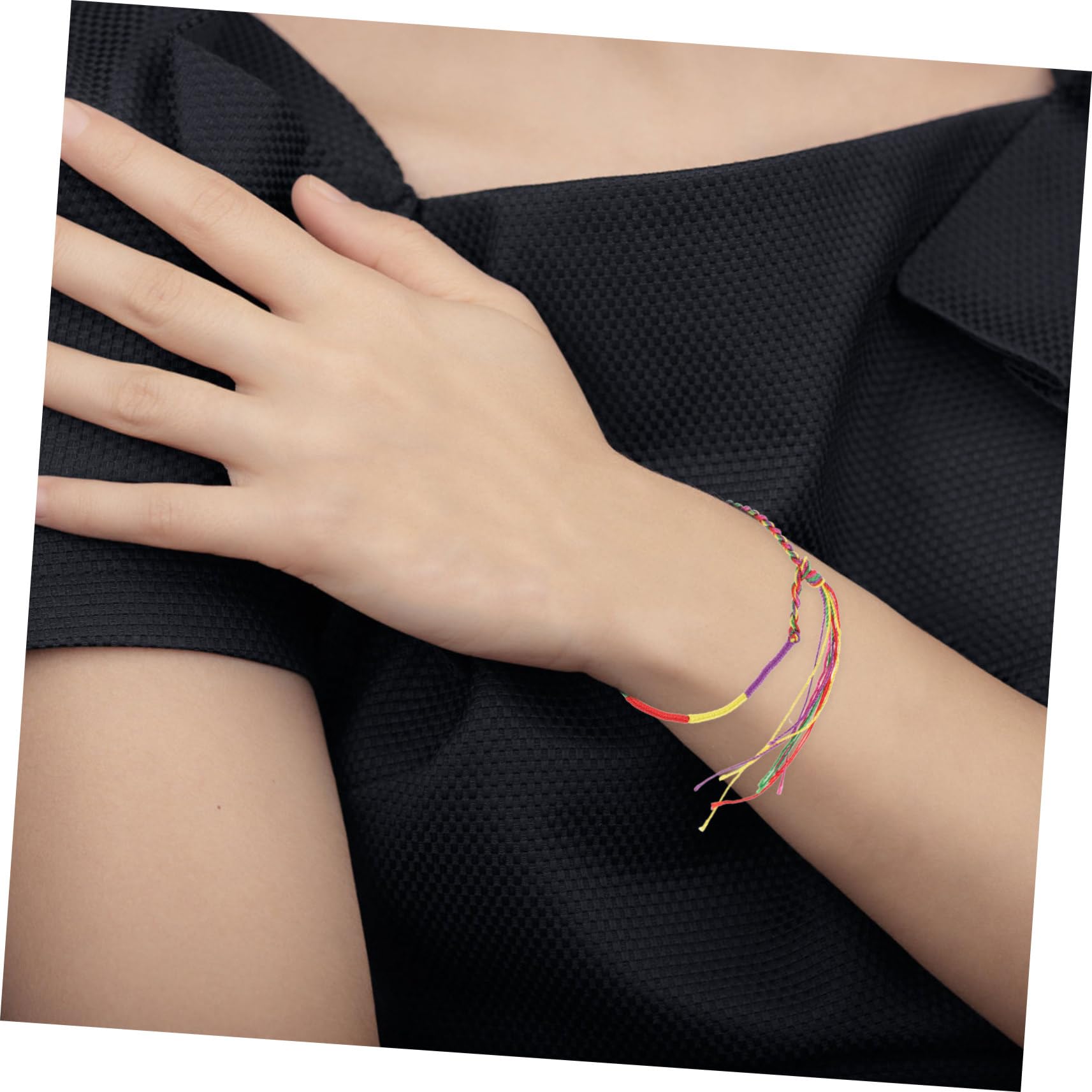 LIFKOME pulseras de amistad trenzadas pulseras trenzadas pulseras de amistad de colores pulseras de hilos de colores
