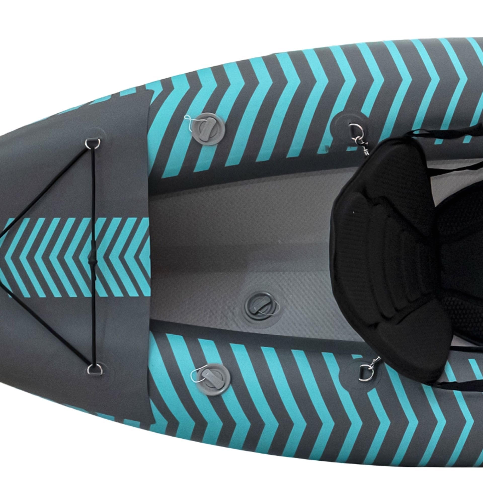 Coasto Liberty Kayak Inflable PB-CKLIB2-2 plazas - Estabilidad, Velocidad y Confort - 399x93cm - MAX 180kg