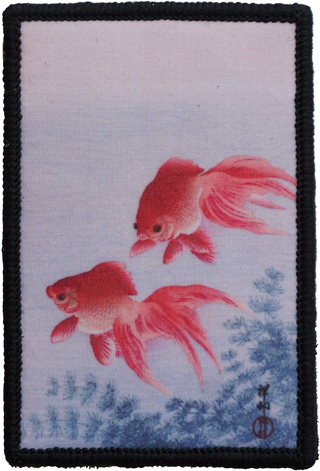 WAPPEN-YA DONGRI Morale Patch Hook and Loop Ukiyo-e Japanese Art A0595 (Type2)