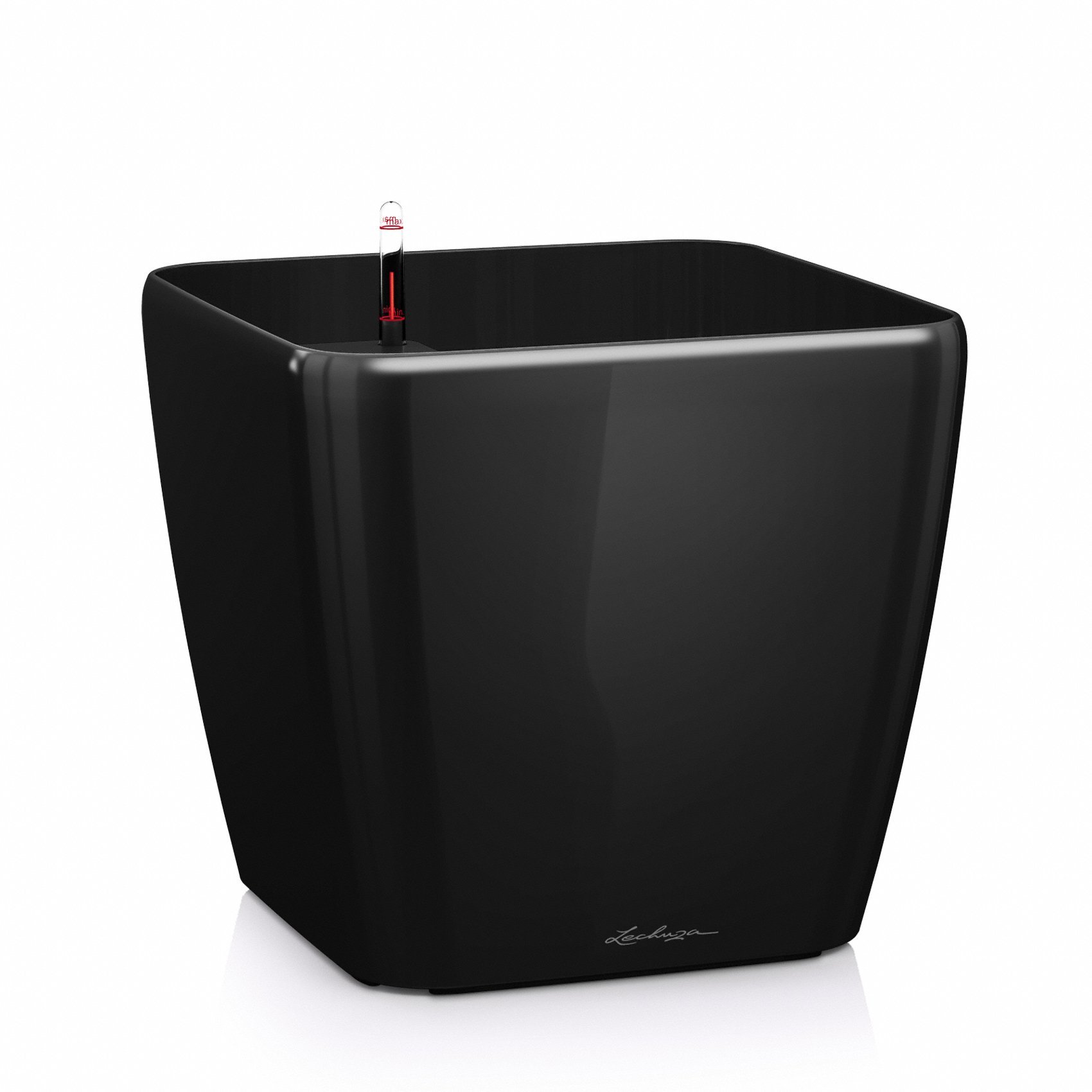 Amazon.com: Lechuza Quadro 28 Premium Black Metallic All-in-one 