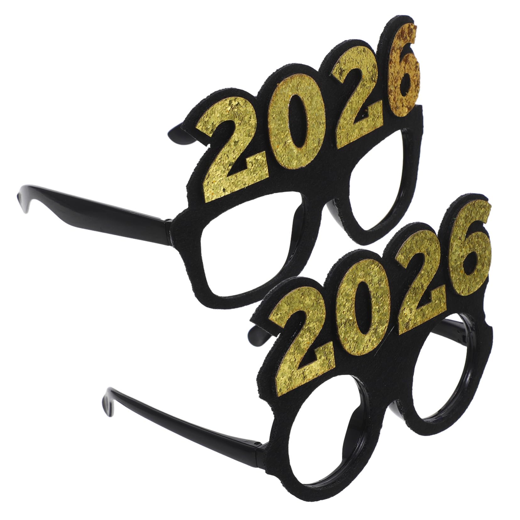 10 Piezas Unidades Gafas Brillantes Fiesta de Fin de Año Accesorio y Resistente para Graduación Festivos Complementos Divertidos para Photocall