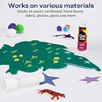 Vista 6 de Avery barra de pegamento blanca, lavable, no tóxica, 0.26 oz. Pegamento permanente en barra, paquete de 2 (00171)