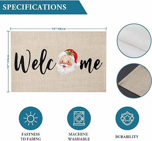 Vista 581 de Juego de 6 manteles individuales rojos para el día de San Valentín, diseño de corazón de San Valentín, resistentes al calor, lavables, manteles