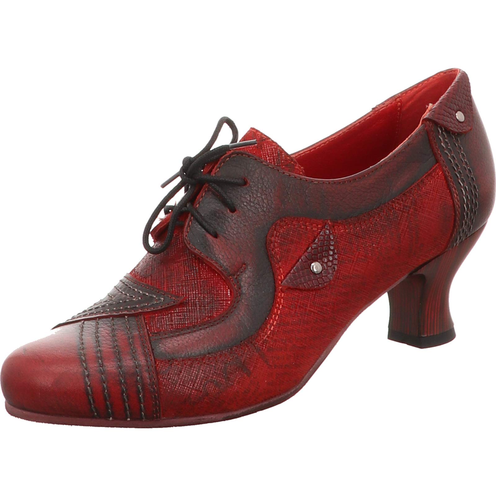 Simen 09336 ROT Schnürpumps rot rot