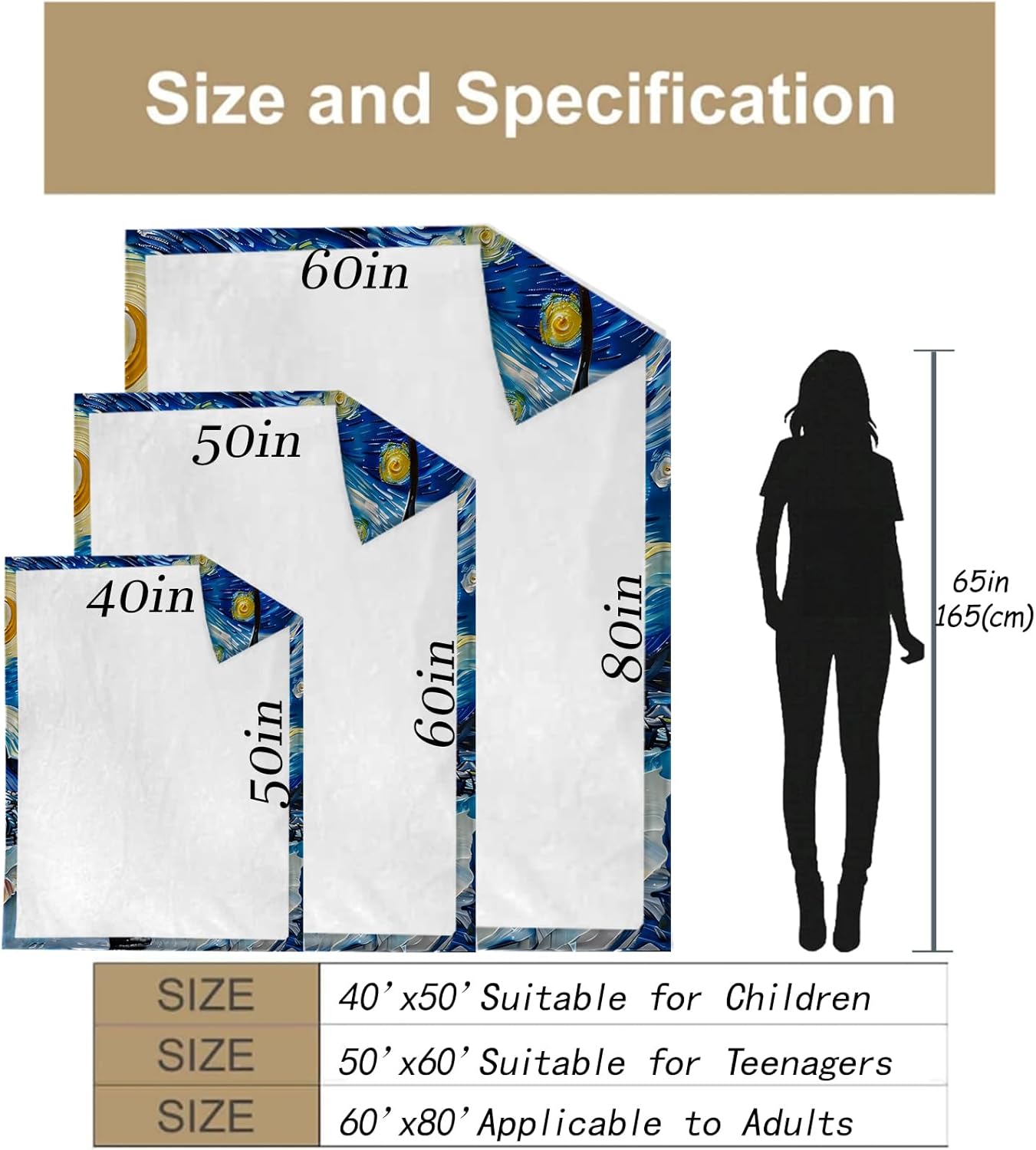 Penguin Throw Blanket Gifts for Adults Kids, Colorful Penguin Blankets for Living Room Bedroom Decor, Fuzzy Warm Flannel Plush 50"x60" - Image 3