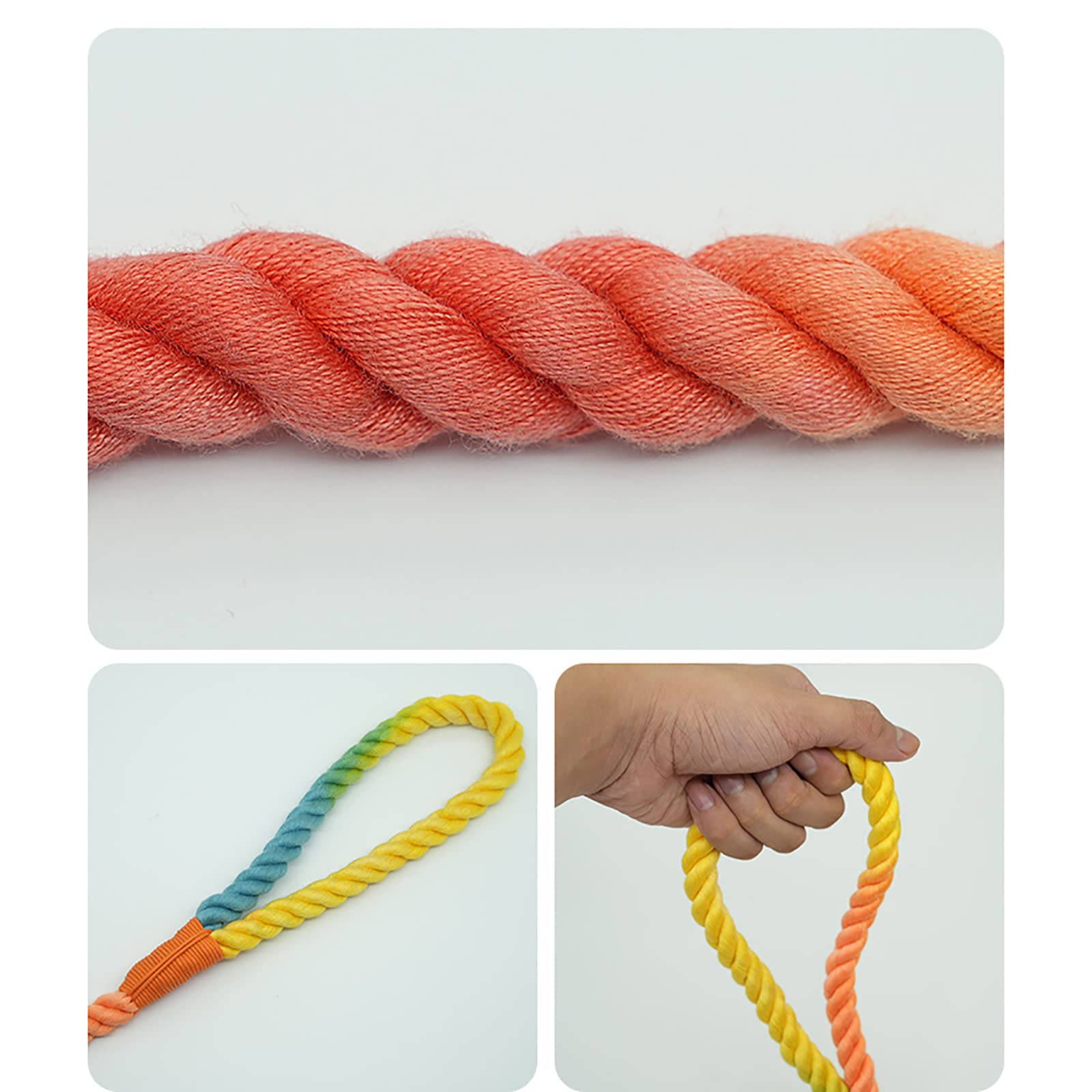 Generic Laisse pour Chien Longue pour Le Contrôle Laisses de Formation pour Grands Chiens Ou Chiens Moyens Corde de Formation Multifonctionnelle