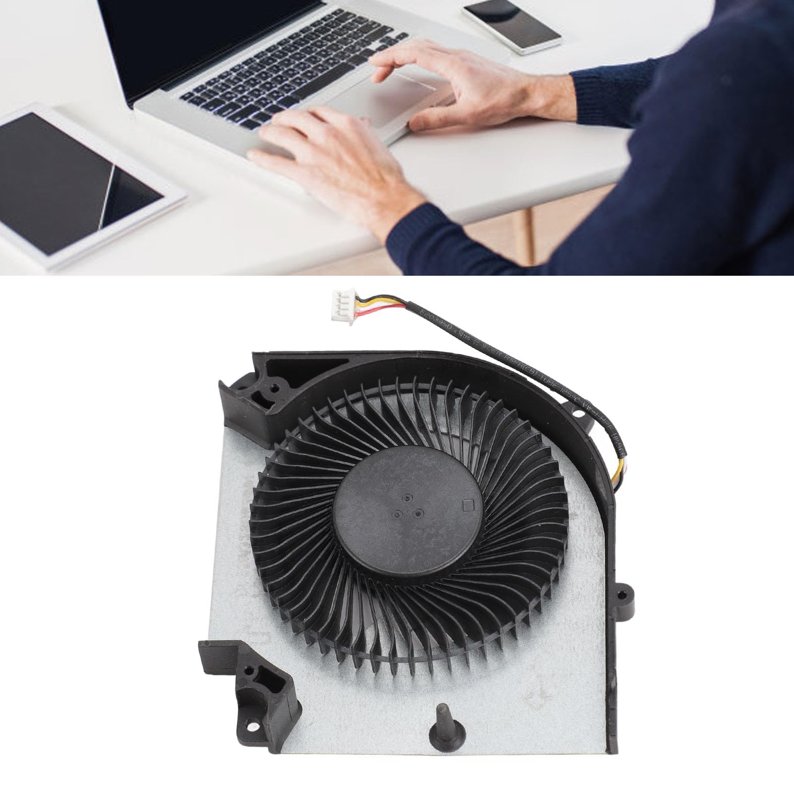 Dpofirs Ventilador de Refrigeración CPU GPU de Repuesto para for GIGABYTE Gaming G5 G7 MD GD GD KC FLHF DFS5K221153711 DFS5M325063B1N, DC 5V 0.5A Ventilador de Refrigeración de CPU de 4