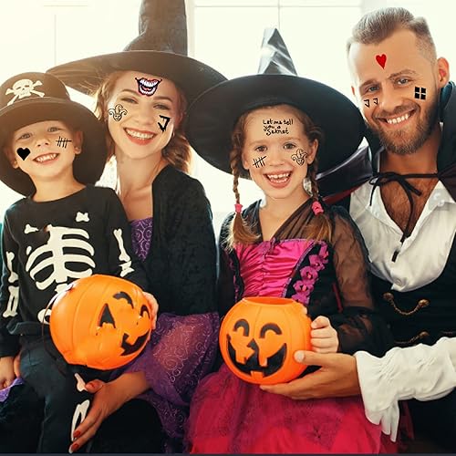 Miniatura 6 de 16 hojas de tatuajes de Joker, tatuajes de Harley Quinn, tatuajes para escuadrón suicida perfectos para Halloween, disfraces, accesorios de Harley