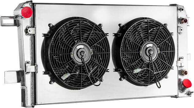 3 Row Core Aluminum Radiator for 2001-2005 Chevy Silverado HD 6.6L Duramax LB7 2500 3500 / GMC All Aluminum Radiador +Shroud Fan for Chevy Radiators