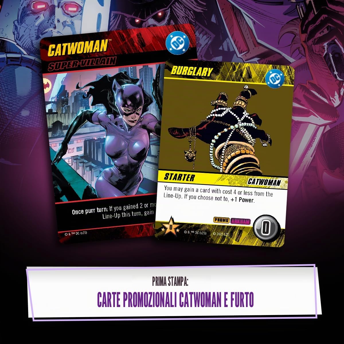 Cryptozoic | DC DBG Arkham Asylum | Gioco Di Carte Deck-Building Con Nuove Meccaniche E Contenuti Promo | 2-4 Giocatori | 60 Minuti