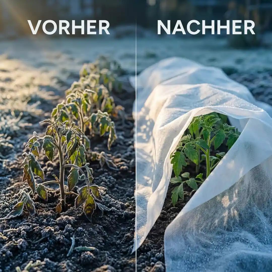 Florade Abdeckvlies & Wachstumsvlies | Gartenvlies UV-stabilisiert, atmungsaktiv & witterungsbeständig | 19 g/m² Leichter & 30 g/m² stärkerer Schutz | Breite 1,6 & 3,2 m, bis 100 m am Stück