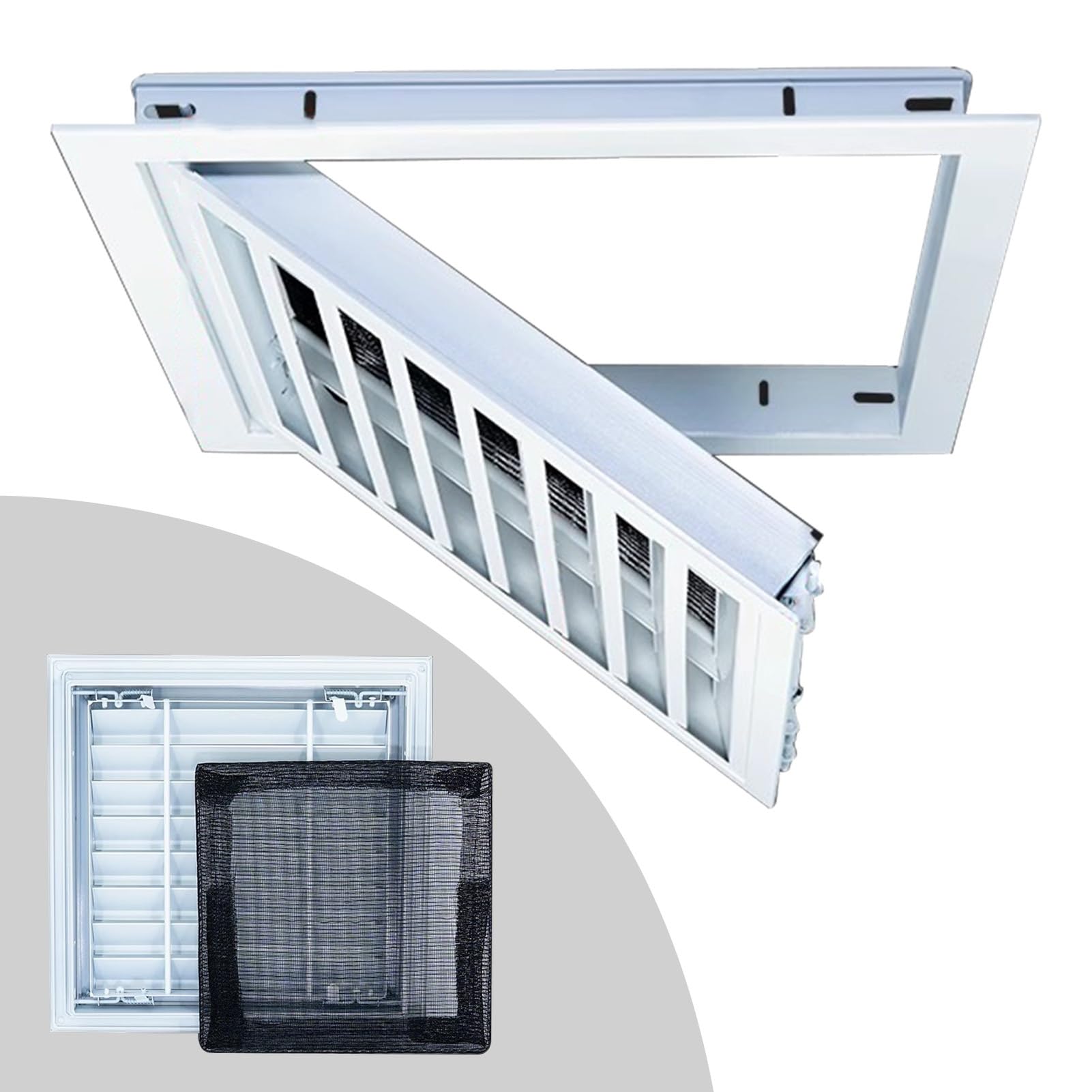 Panneau d'accès CVC anti-poussière avec porte d'inspection ventilée pour gaine technique