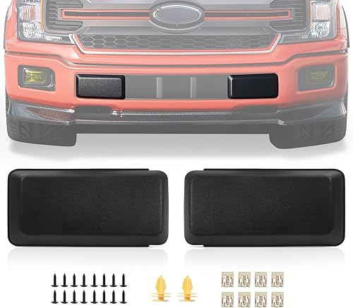 2 protectores de parachoques delantero F150 compatibles con Ford F-150 2018 2019 2020 Reemplazo # JL3Z17E810AB para el lado delantero izquierdo del