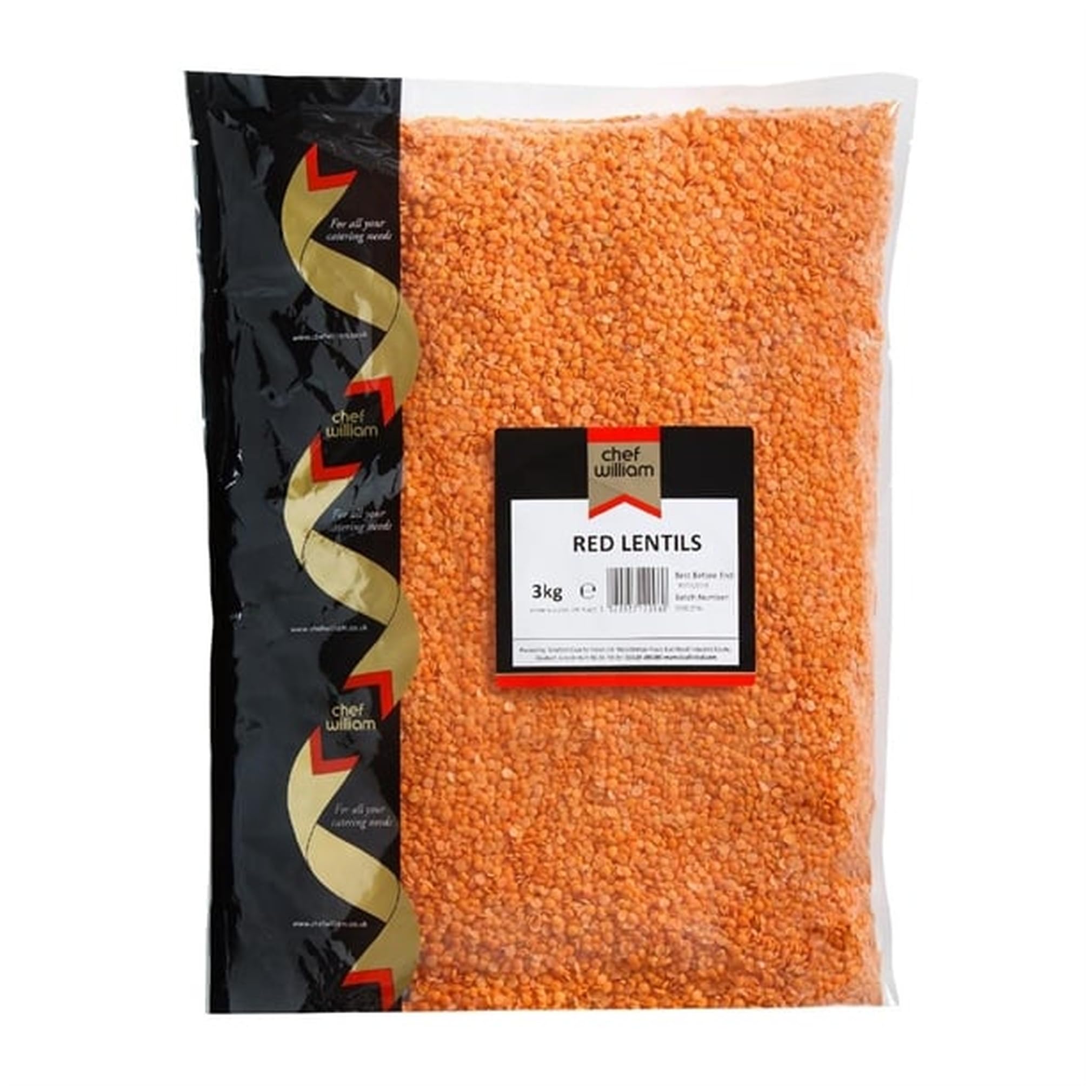 Chef William Red Lentils, 3kg