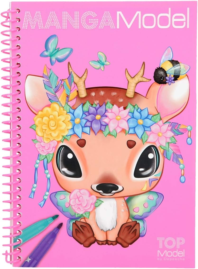 Depesche 6582 Top Model Colouring Book, Assorted models