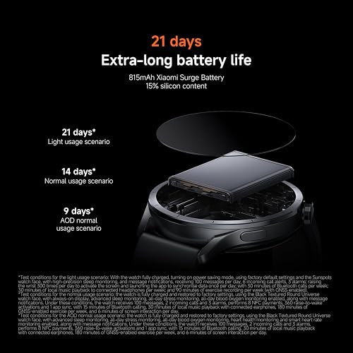 XIAOMI Watch S5 46mm, Smartwatch for Men and Women, 1.48" AMOLED, Fitness Tracker with Heart Rate/Sleep Monitoring, 21 days battery life, 150+ sports modes, dual-band GPS, NFC, Android&iOS, Green - 4