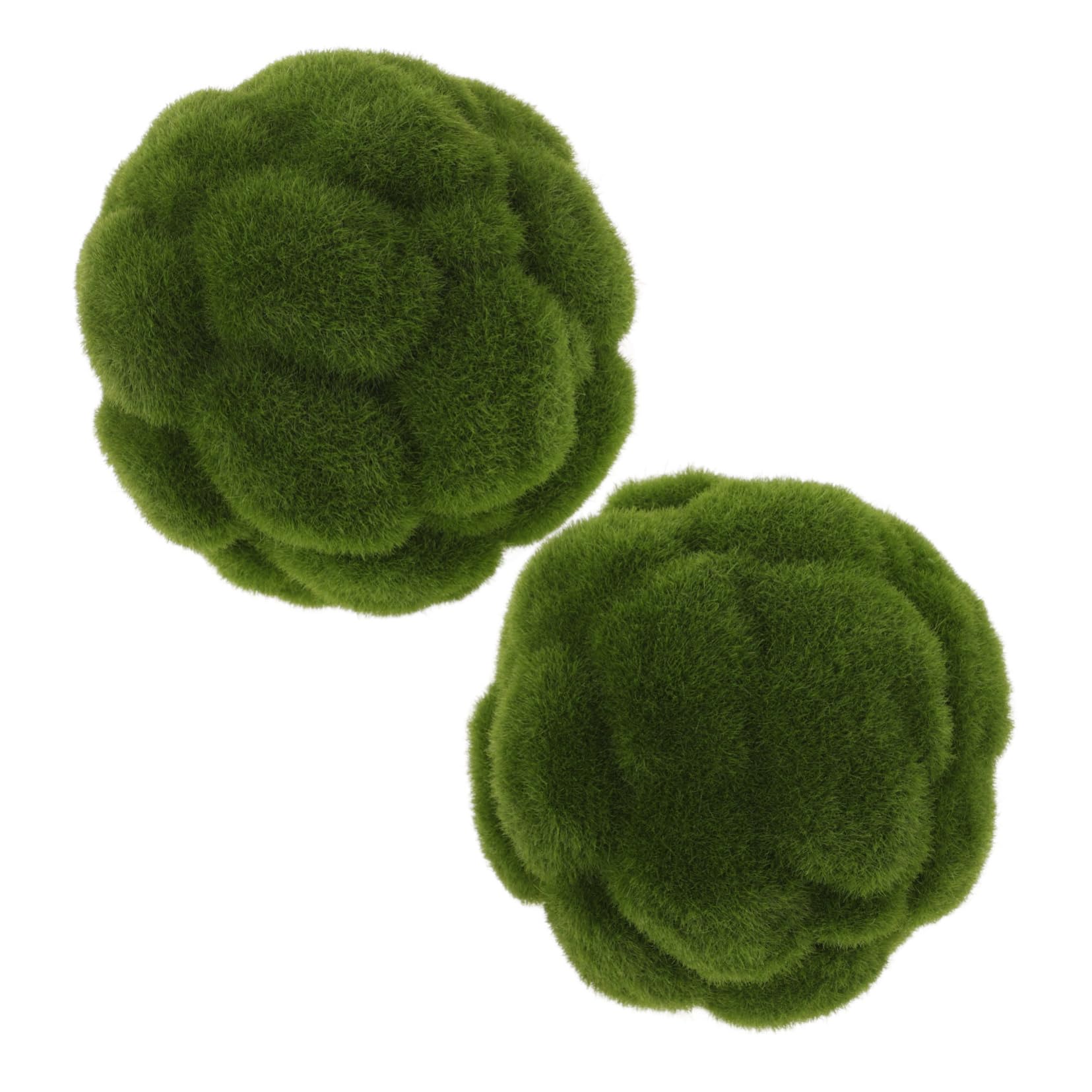Cabilock 6 Piezas De Musgo Verde Simulado para Manualidades Bolas De Musgo Falsas Bolas De Colgantes Falso para Plantas Falsas as De De Interior Decoración as De