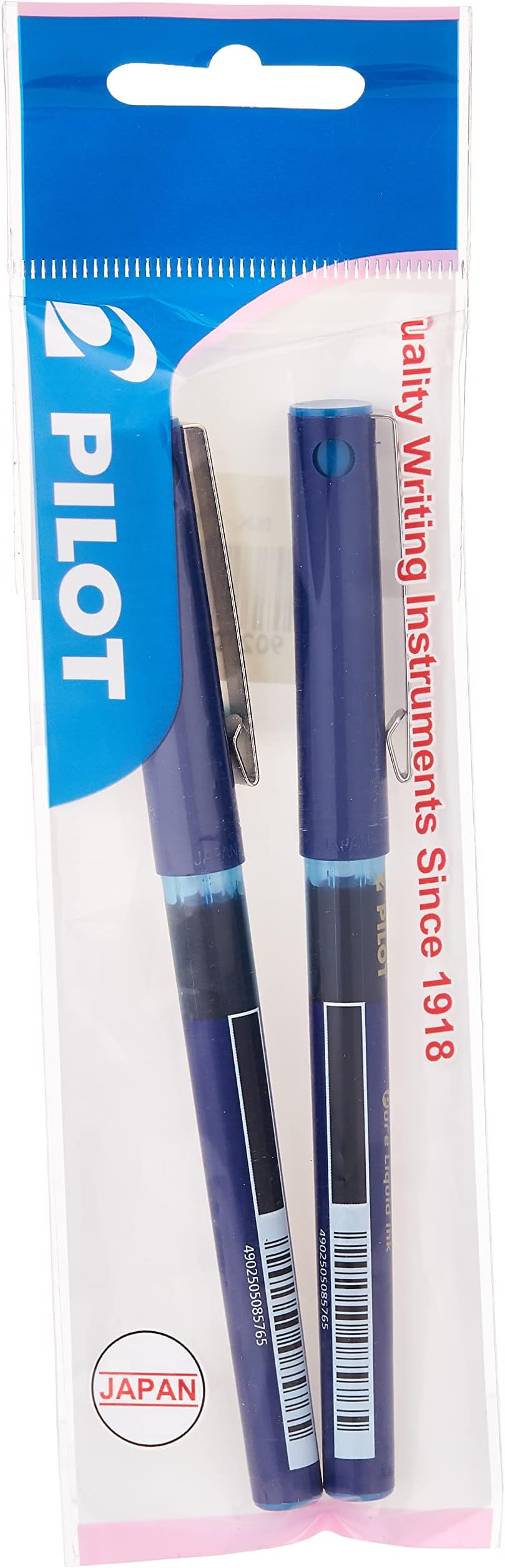 Pilot Hi-Tech Roller Pen 2-Pieces, 0.7 mm Size, Blue