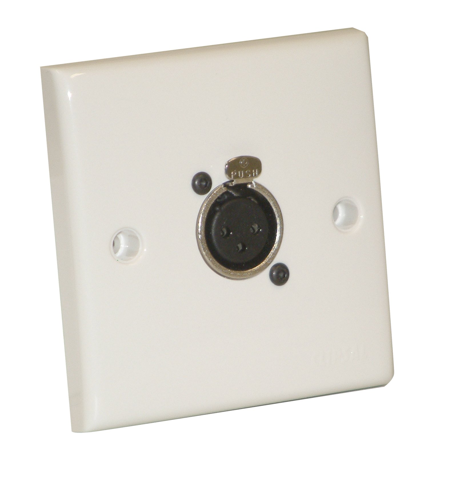 AV Wall Plate with 1 x 3 Pin Female XLR Socket (NC3FDL1)