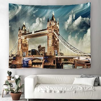 Amazon Co Jp タペストリー おしゃれ壁掛け 世界观光名所风景 布ポスター 開放感 壁飾りインテリア雑貨 引っ越し簡単 気分転換小物 旅行のおみやげ 壁紙取り外し可能特大サイズ 3x150cm タイプ1 ホーム キッチン