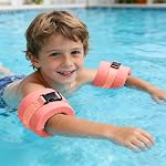 2 Pcs Foam Aquatic Cuffs Exercise Equipment - Water Aerobics Fitness Ring with Adjustable Webbing Water Ankles Arms Belts for Swim Fitness Training