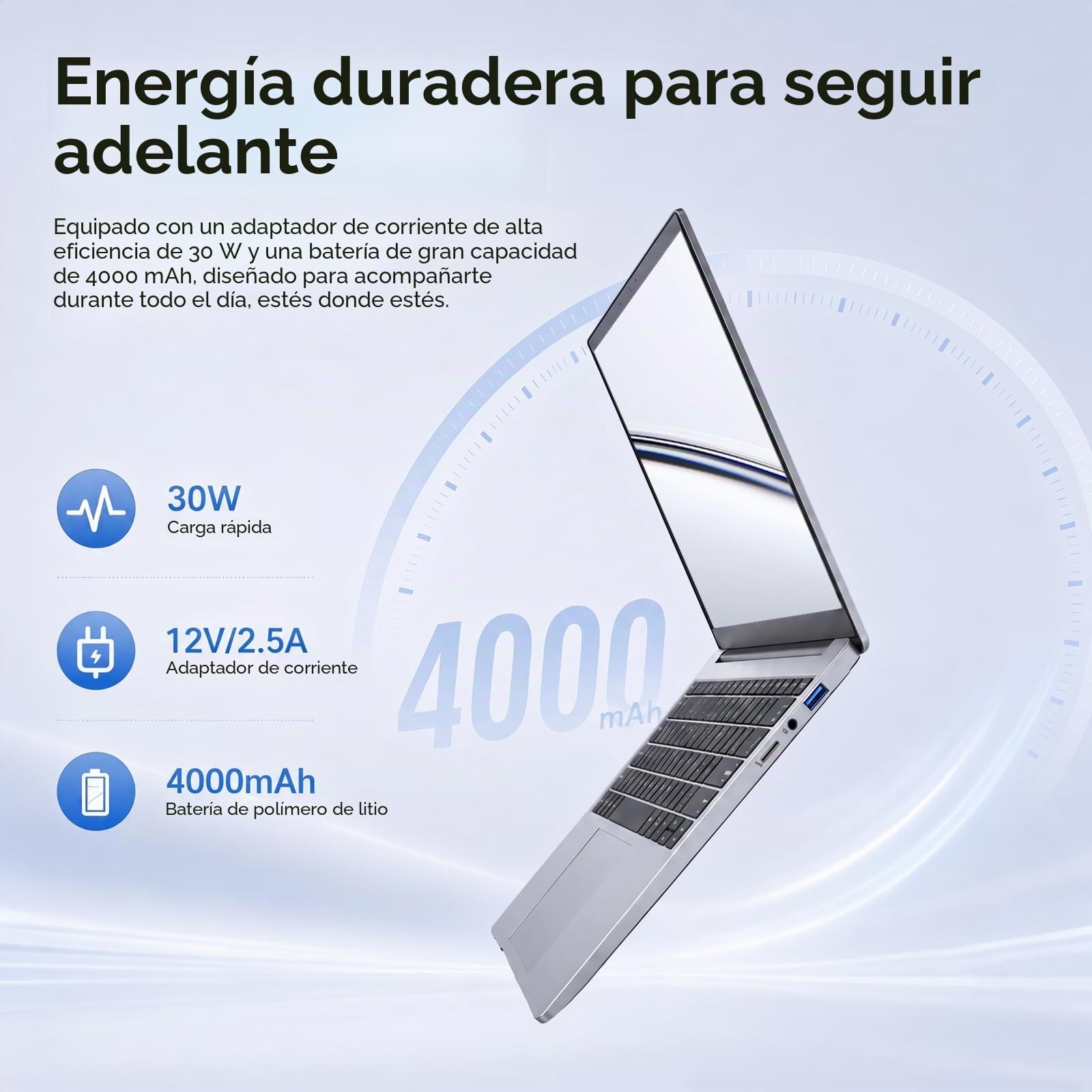 Kayoote Portátil 14,1'' Win 11 Pro, Intel Pentium J3710 Quad-Core hasta 2,64GHz, 8GB RAM, SSD M.2 128GB, Pantalla HD, Bisagra 180°, USB 3.0, Mini HDMI, Cámara, Ligero para Trabajo y Estudio