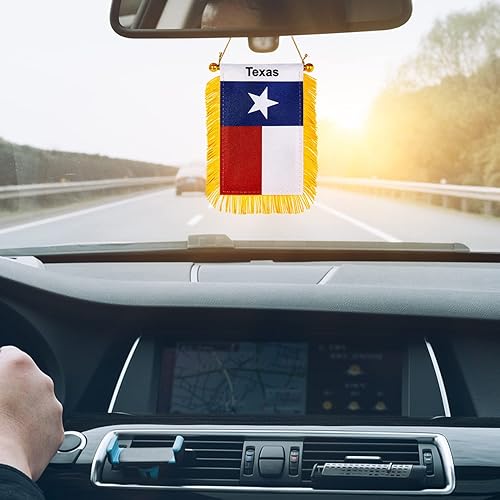 Miniatura 227 de ZXvZYT Bandera argentina colgante de ventana argentina de 3 x 5 pulgadas, mini banderas argentinas para decoración de espejo retrovisor, con ventosa