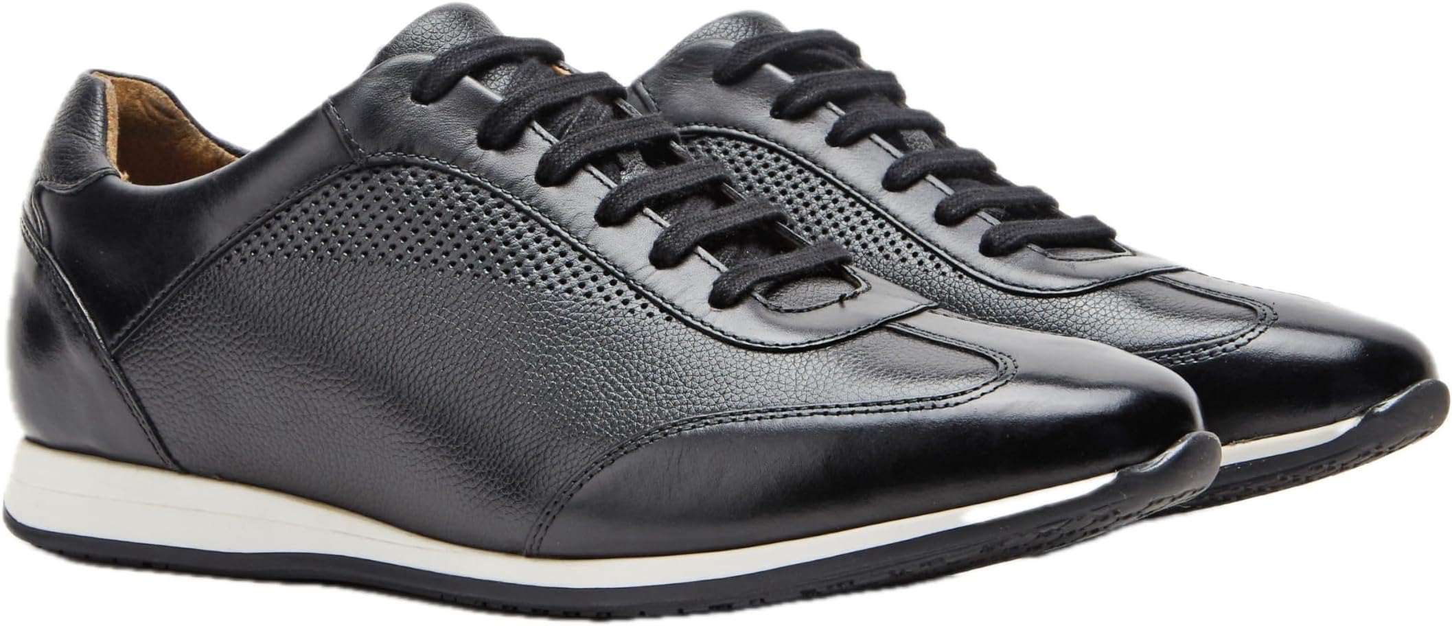 - Mens Smart Casual Leather Sneakers