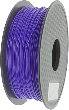 ABS Filament 1.75mm PLA 3D Printer Filament ABS Plus, Dimensional Accuracy +/- 0.03mm, 1KG/0.5KG Spool 3D Printing Filament for 3D Printers Purple, 1KG