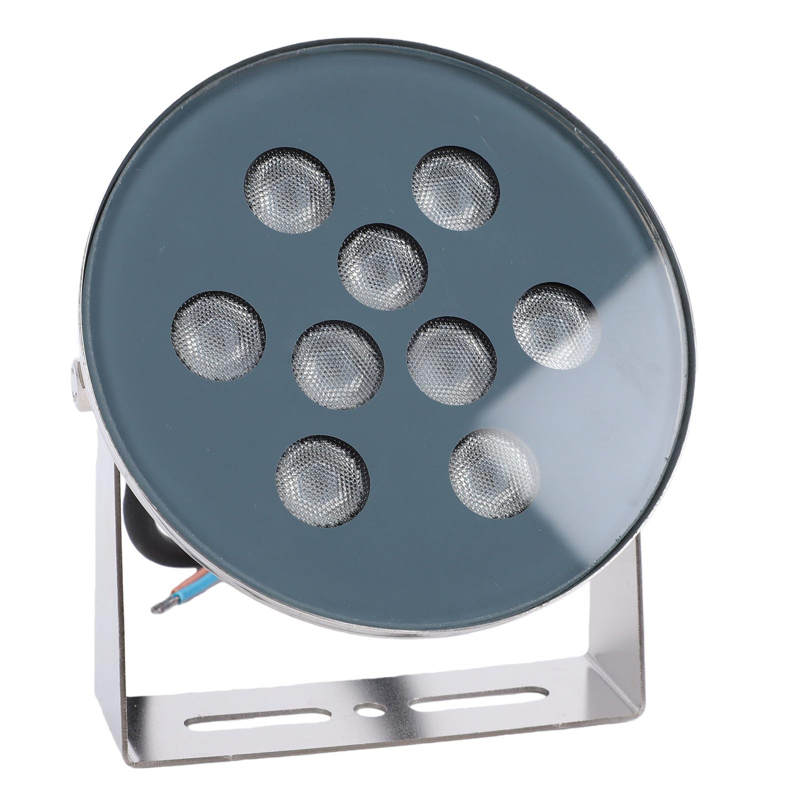 Fdit Luce Subacquea LED, Faretto per Laghetto in Acciaio Inox 12 Cm per