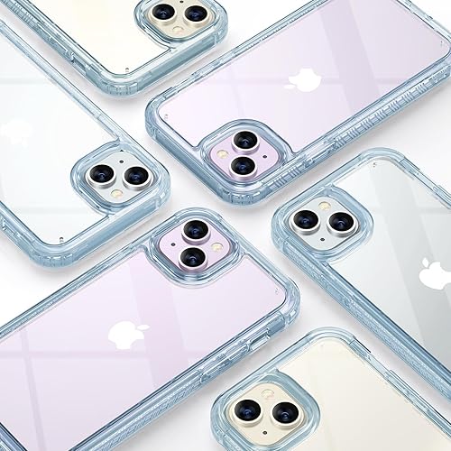 Miniatura 326 de Diaclara - Funda diseñada para iPhone 14 Pro Max, resistente, de cuerpo completo, con protector de pantalla sensible al tacto y antiarañazos + Blanco
