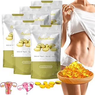 WZDYN 5Boxes/35pcs AnnieCare Instant Anti-Itch Detox Slimming Products | Annie Care Natural Detox Viginal Gel | Firming Repair & Pink and Tender Natural Capsules | Natural Repair Vajinal Capsules