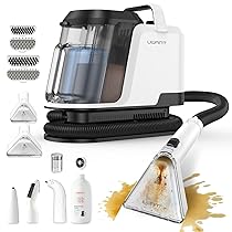 Uwant Lavatappeti Lava e Asciuga a Vapore Y100S 600W 18KPa, 3in1 Fredda, 65℃ Calda, 100℃ Vapore, Spazzole multiple Lava Divani, Tappeti, Auto, Cucina, 2.4L Serbatoio Auto-pulizia Portatile Lavatessuti