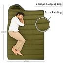 ROCKSPORT Pamir +0°C to +8°C Sleeping Bag for Adult with Air Pillow, Camping Sleep Bag with Lightweight Hollow Fiber Filling for Winter Season gallery image
