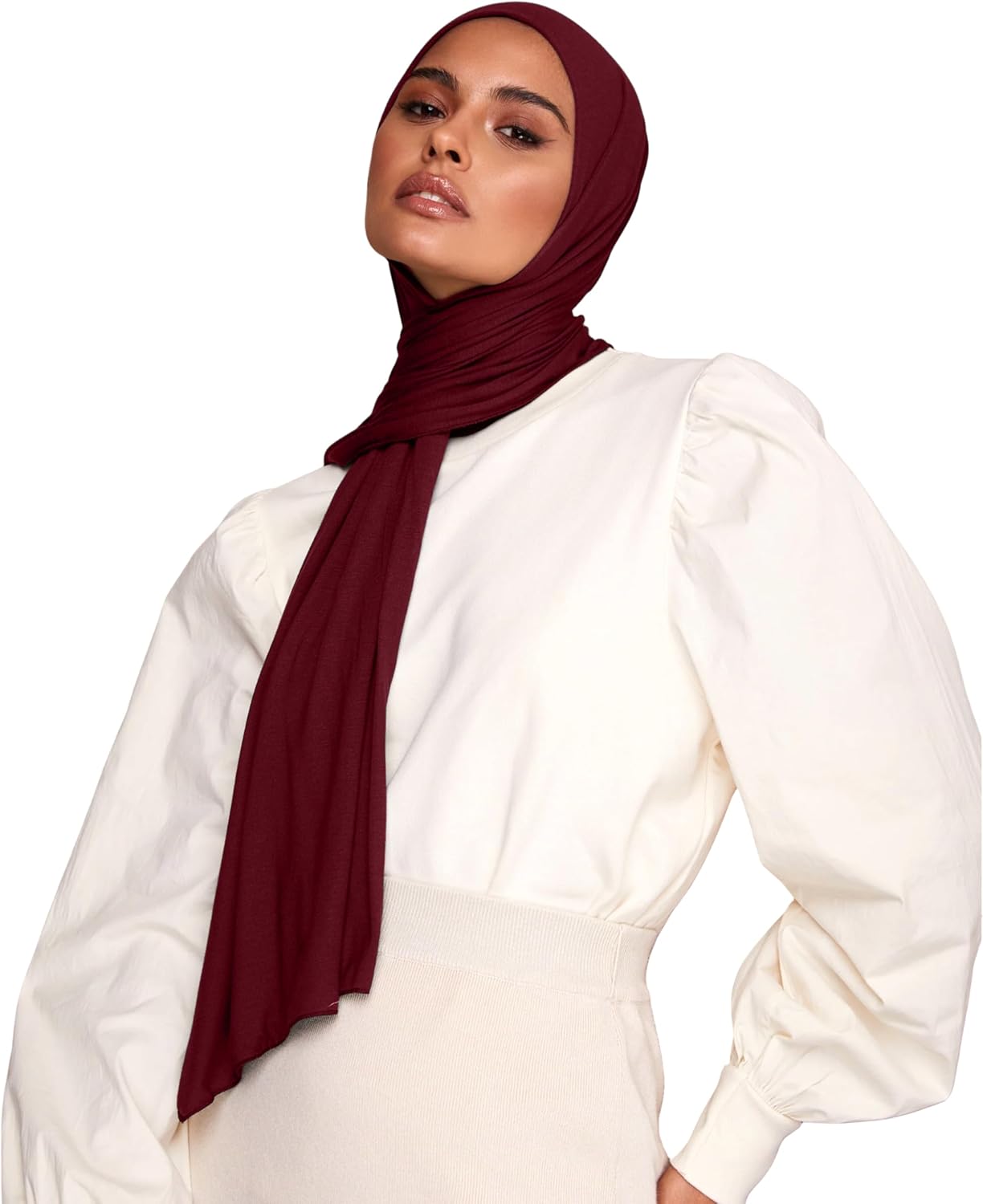 VOILE CHIC Premium Jersey Hijab Scarf For Women - Islamic Head Scarf Wrap Hijabs - Image 2