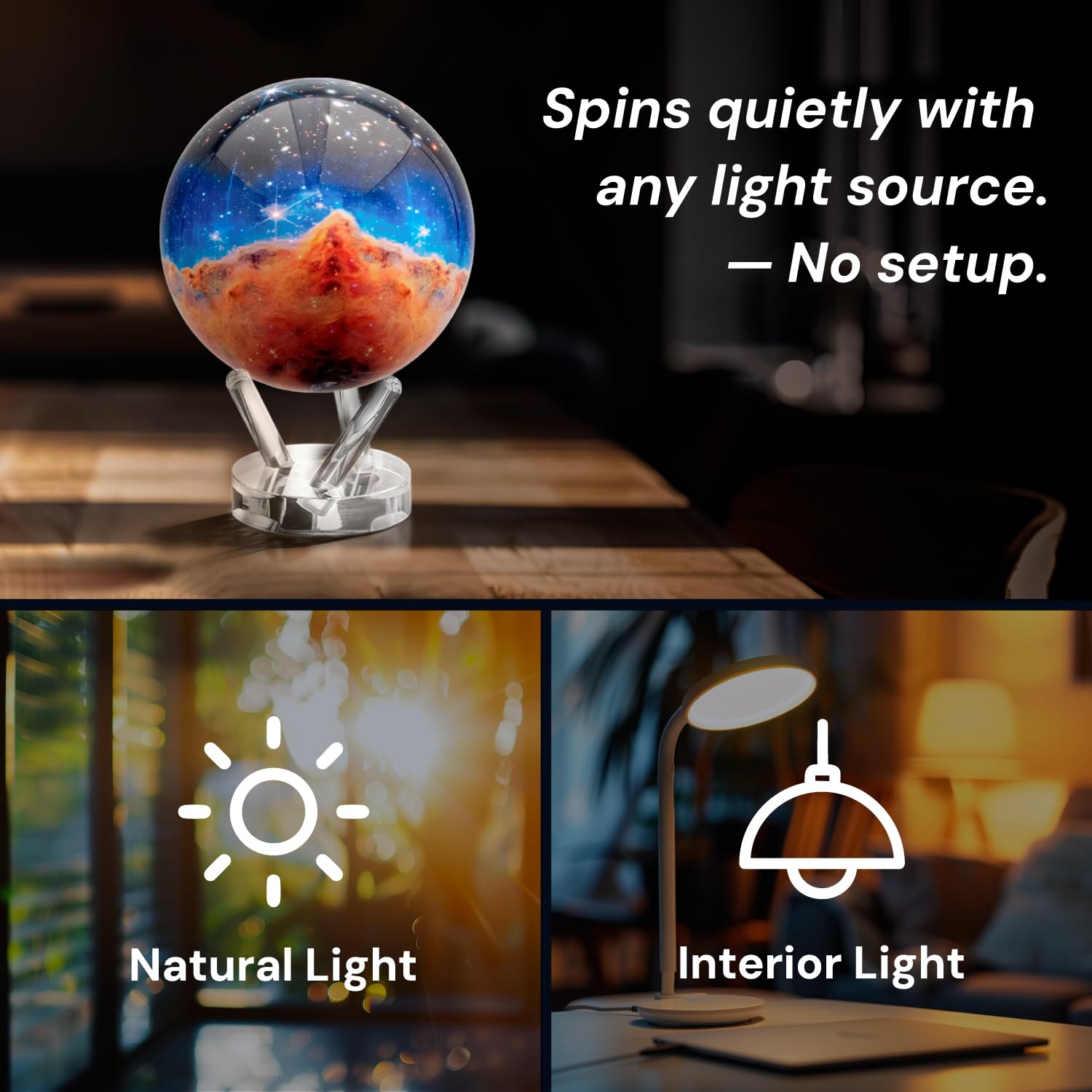 MOVA Globo Autorrotativo, Nebulosa Carina James Webb Signature (6")