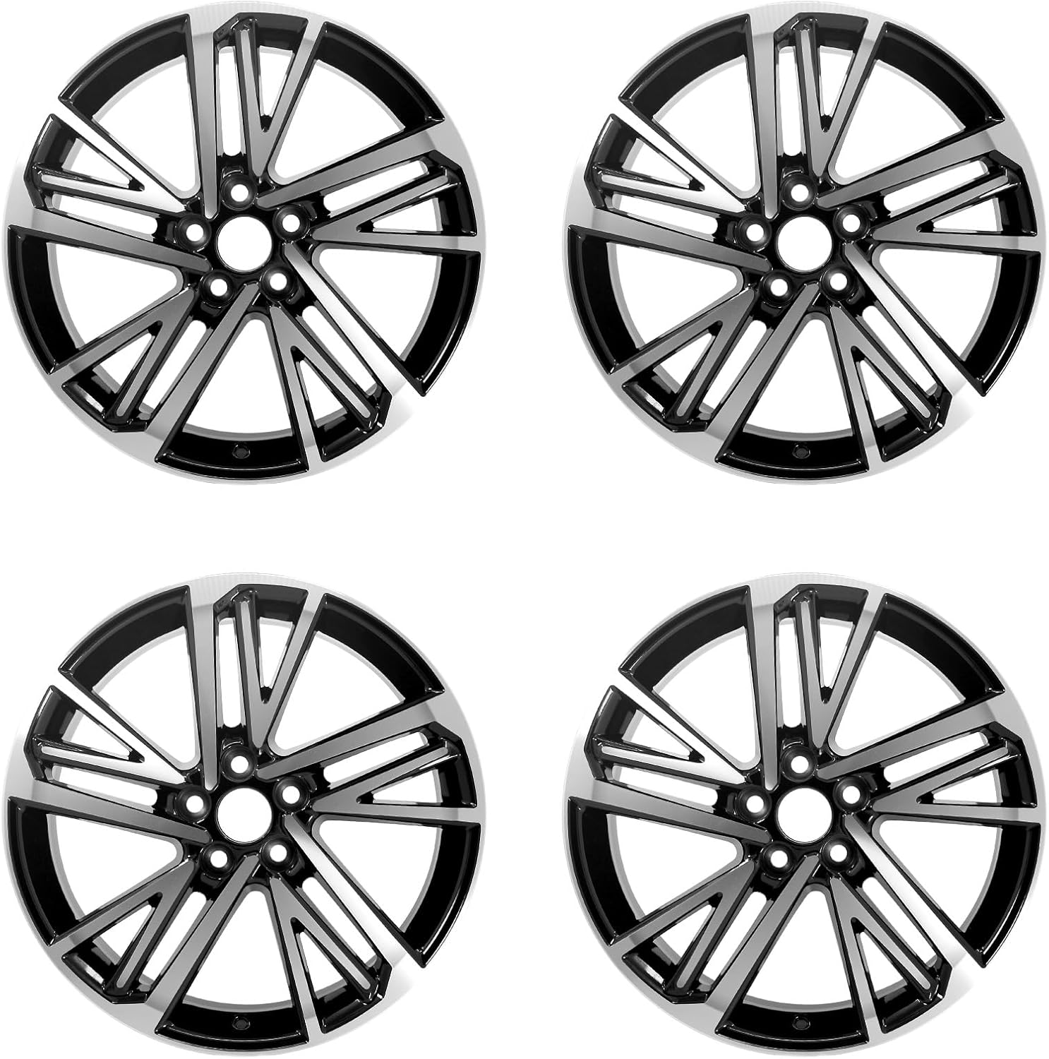 For Toyota Camry OEM Design Wheel 19" 19x8 2025 Machined Black Set of 4 Replacement Rim