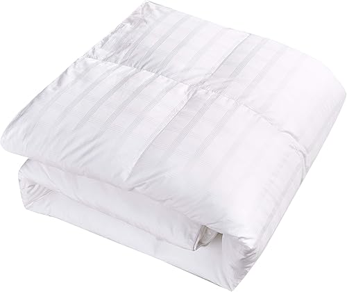 Miniatura 7 de Blue Ridge Home Fashions Lujoso edredón alternativo de plumón de 600 hilos, relleno de poliéster hipoalergénico, tamaño matrimonialqueen, color