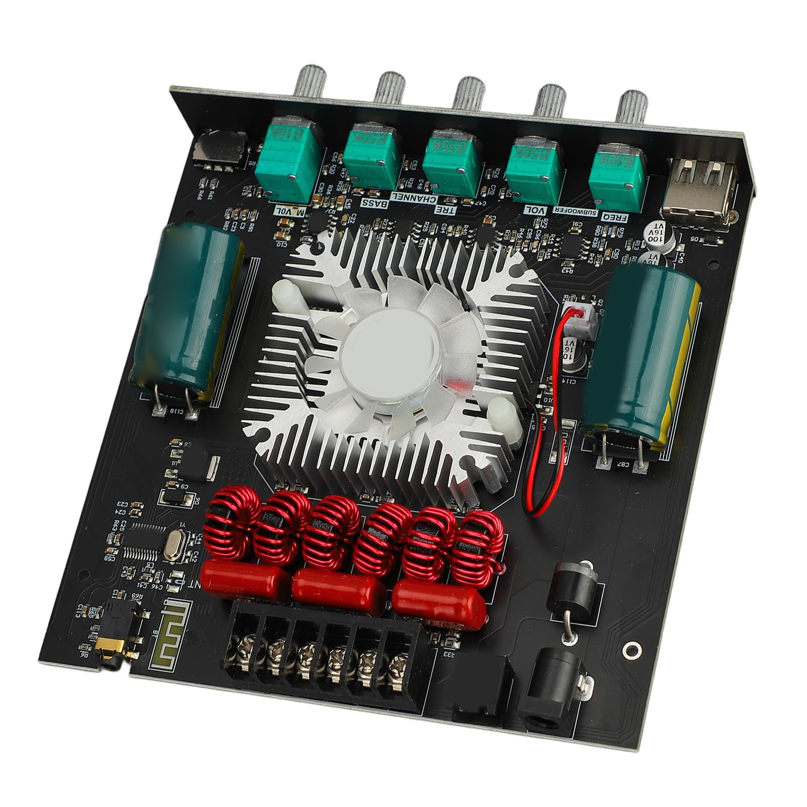CHICIRIS Scheda Amplificatore di Potenza Bluetooth con Chip TDA7498E per Audio a 2.1 Migliorato, Perfetta per Progetti di Altoparlanti Fai da Te e Sistemi Domestici